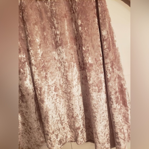 Rolla Coster Clothing Woman’s Pink Velvet Mini Tunic 3/4 Sleeve Dress Size Small - Picture 10 of 11